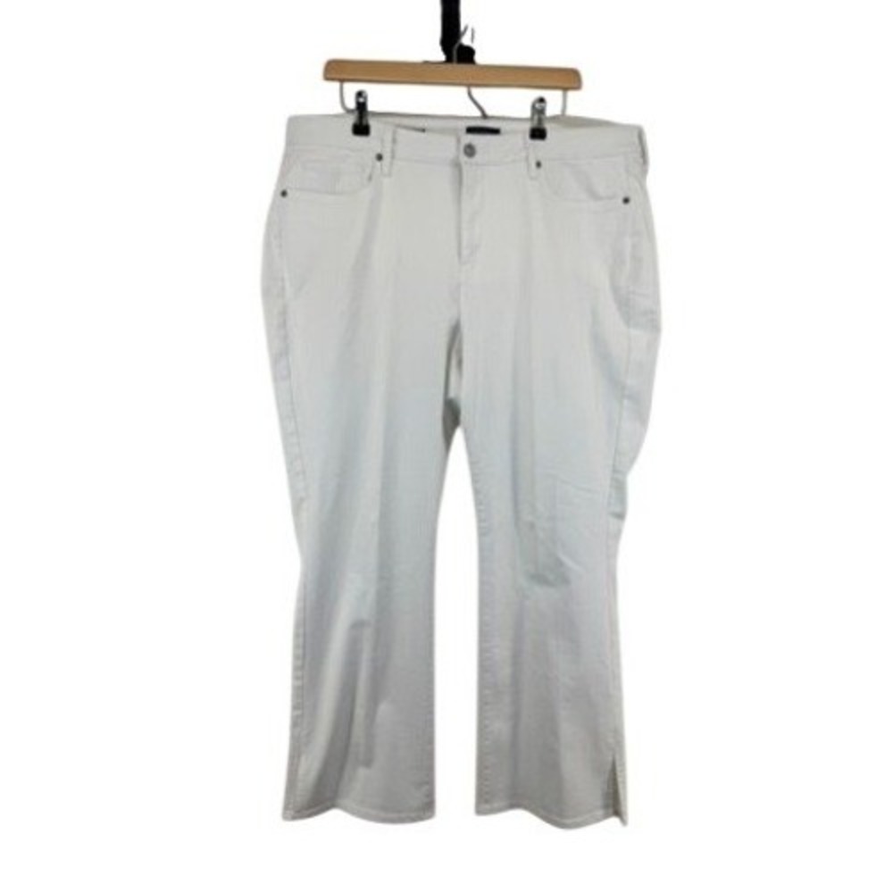 NYDJ Barbara Bootcut Jeans White Lift Tuck Technology Womens Size 20W